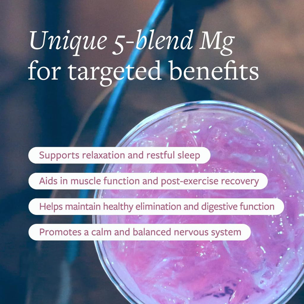 Clean Program bottle on desk with glass, illustrating a daily wellness routine