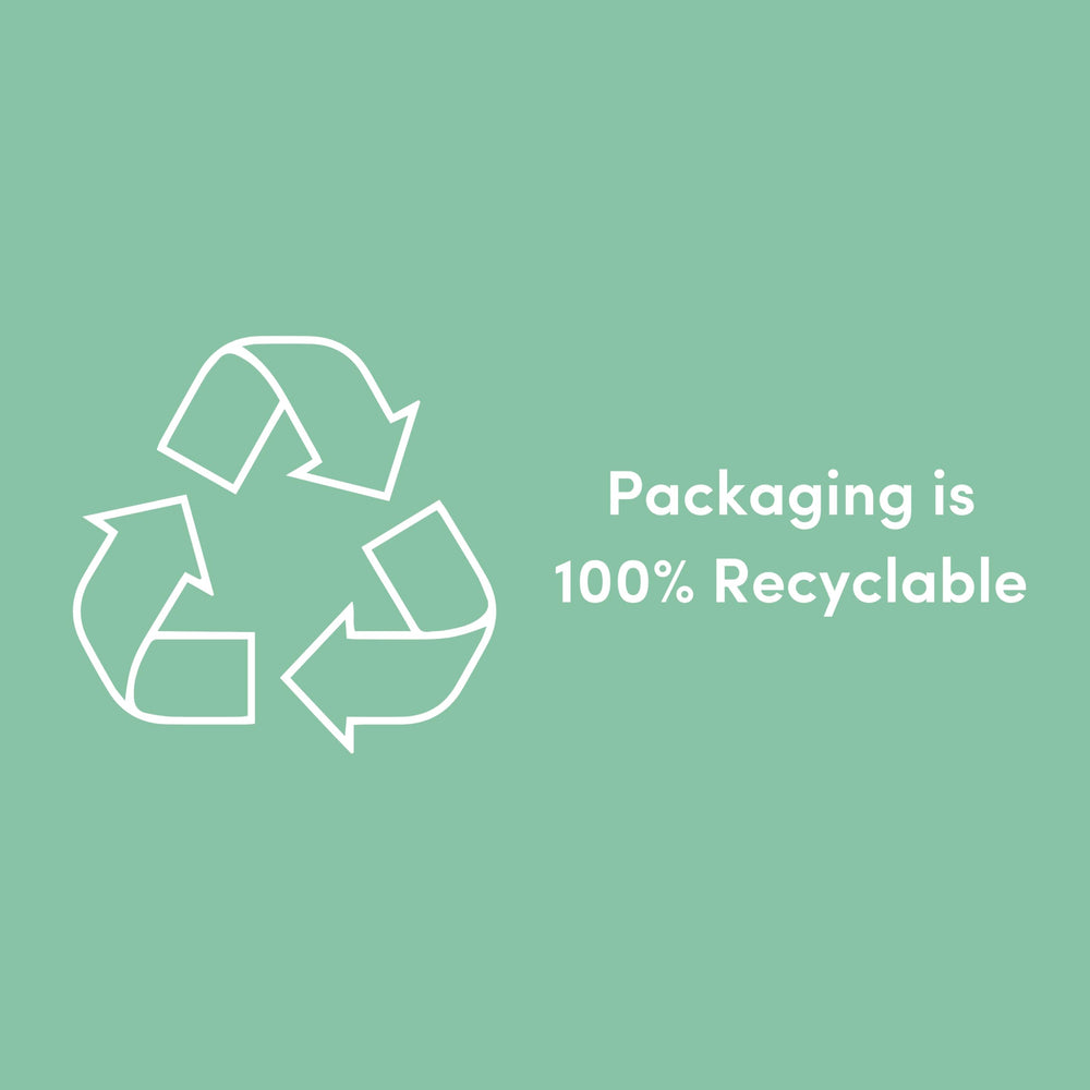 Clean Revolution recyclable packaging emphasizes eco-conscious design.