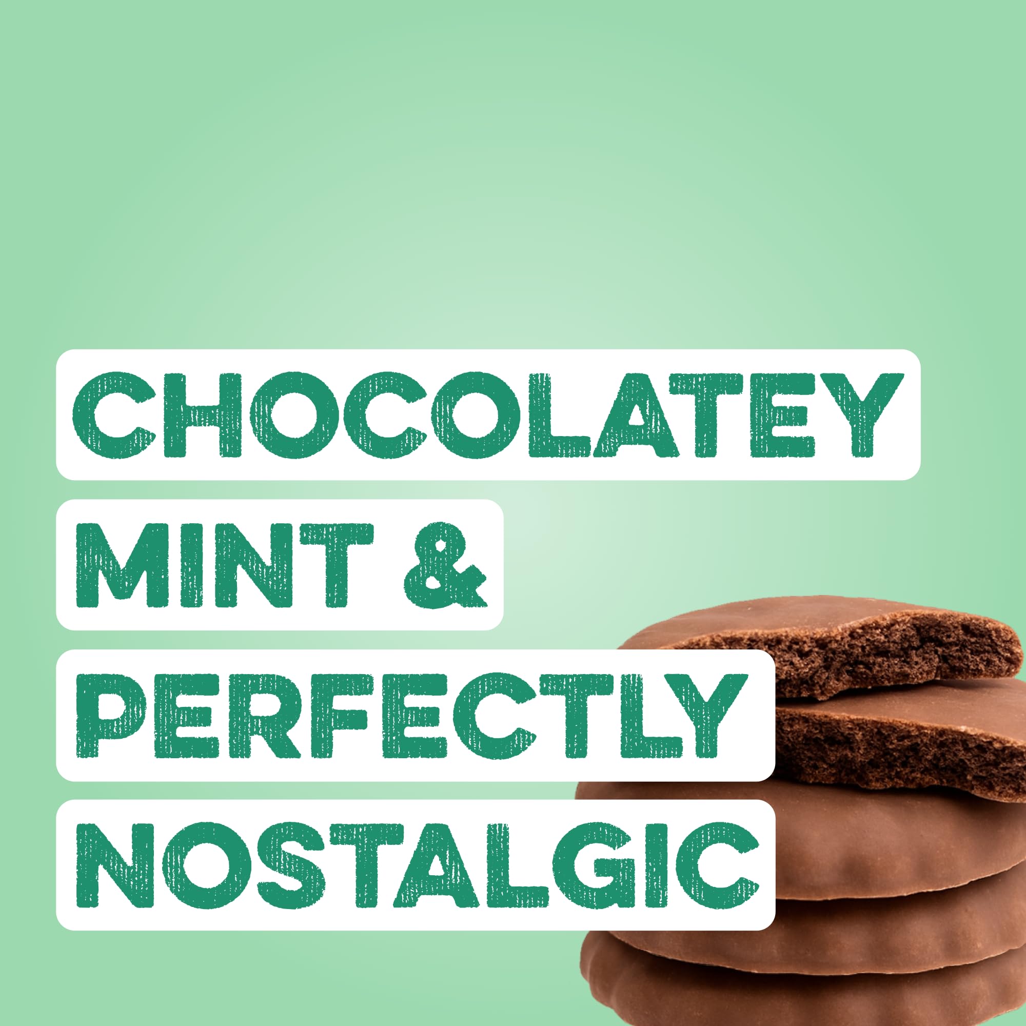 Clean Simple Eats Mint Chocolate Cookie scoop beside milk for a quick shake