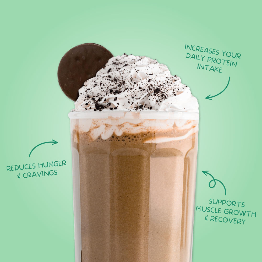 Stick pack of Clean Simple Eats mint-chocolate-cookie for on-the-go