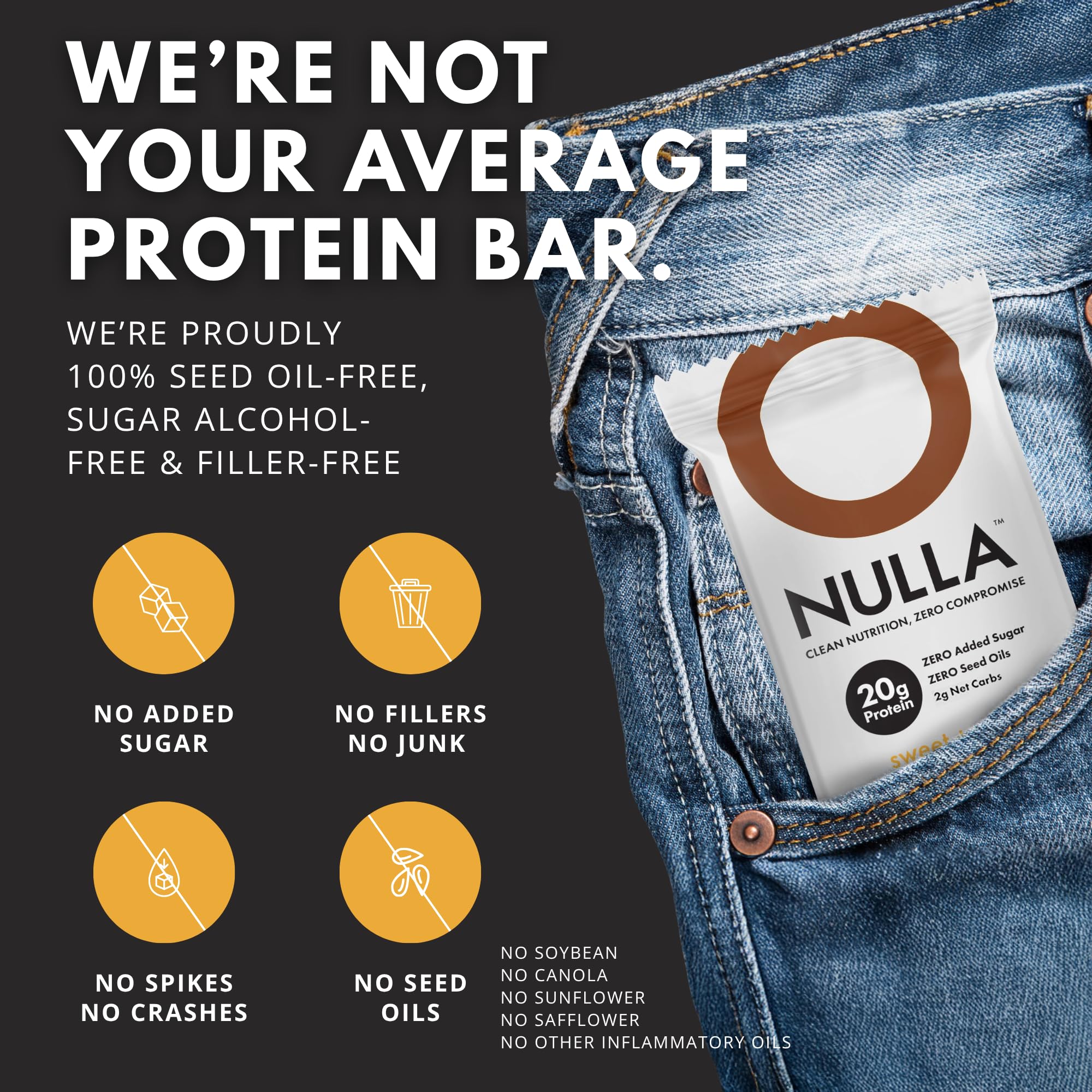 CleanForm Nulla Bar cross-section reveals fiber-rich interior supporting fullness