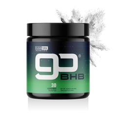 CleanForm Nutrition goBHB clean energy powder bottle for steady energy during workouts