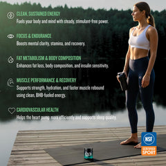 CleanForm Nutrition goBHB endurance-focused workout scene highlighting training support