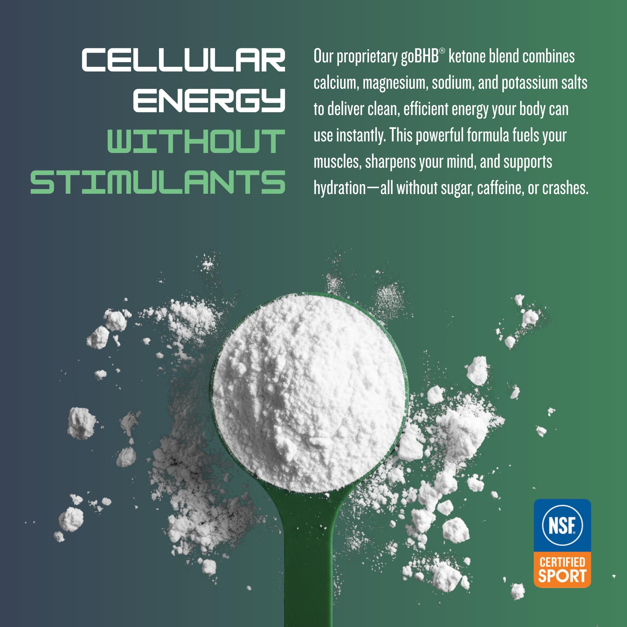 CleanForm Nutrition goBHB neutral flavor glass demonstrates versatile daily mixing