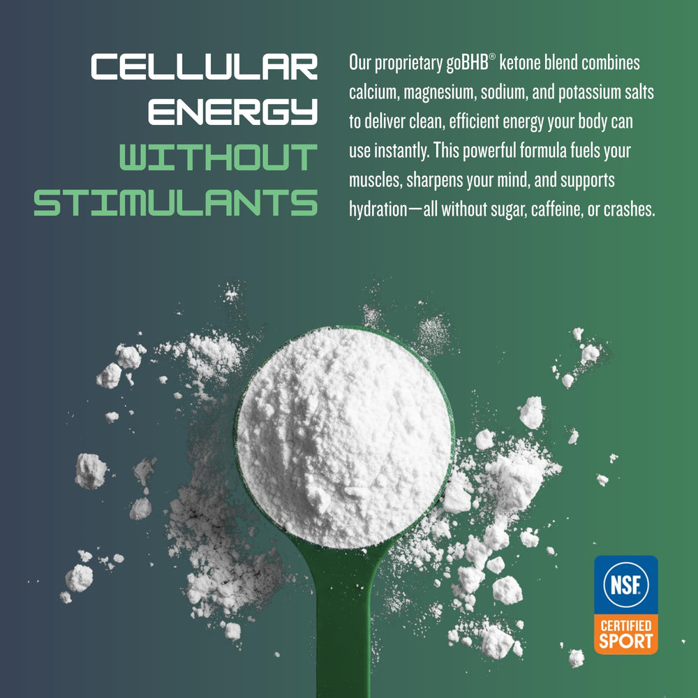 CleanForm Nutrition goBHB neutral flavor glass demonstrates versatile daily mixing