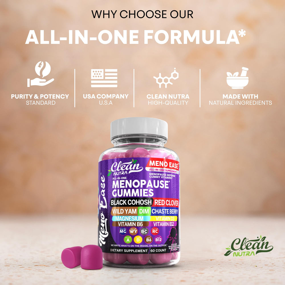 Clean Nutraceuticals daily routine pack graphic signals easy all-in-one menopause support