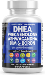 Clean Nutraceuticals DHEA Pregnenolone bottle with hormone-support formula for daily wellness