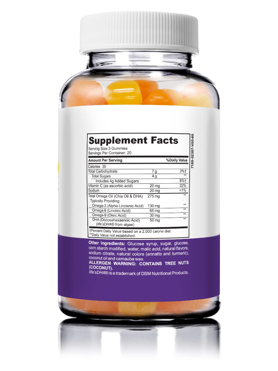 Gummies beside citrus fruits suggest tasty orange-lemon flavor for daily use.