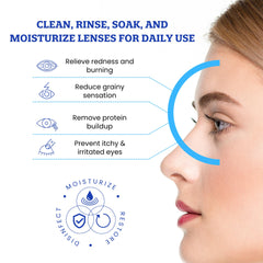 Clear Conscience compatible with soft and rigid gas permeable lenses.