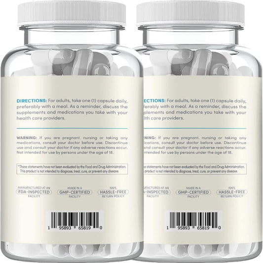 Clear Formulas CoQ10 200mg ubiquinone capsules ready for easy swallowing