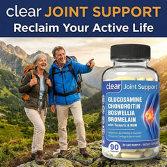 Clear Joint on shelf communicates USA-made GMP-certified production.