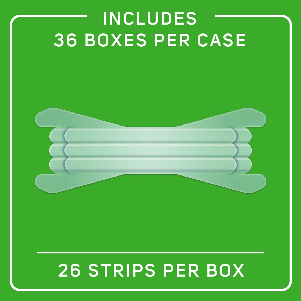 Nose with Clear Passage strip secured for quiet sleep and reduced snoring