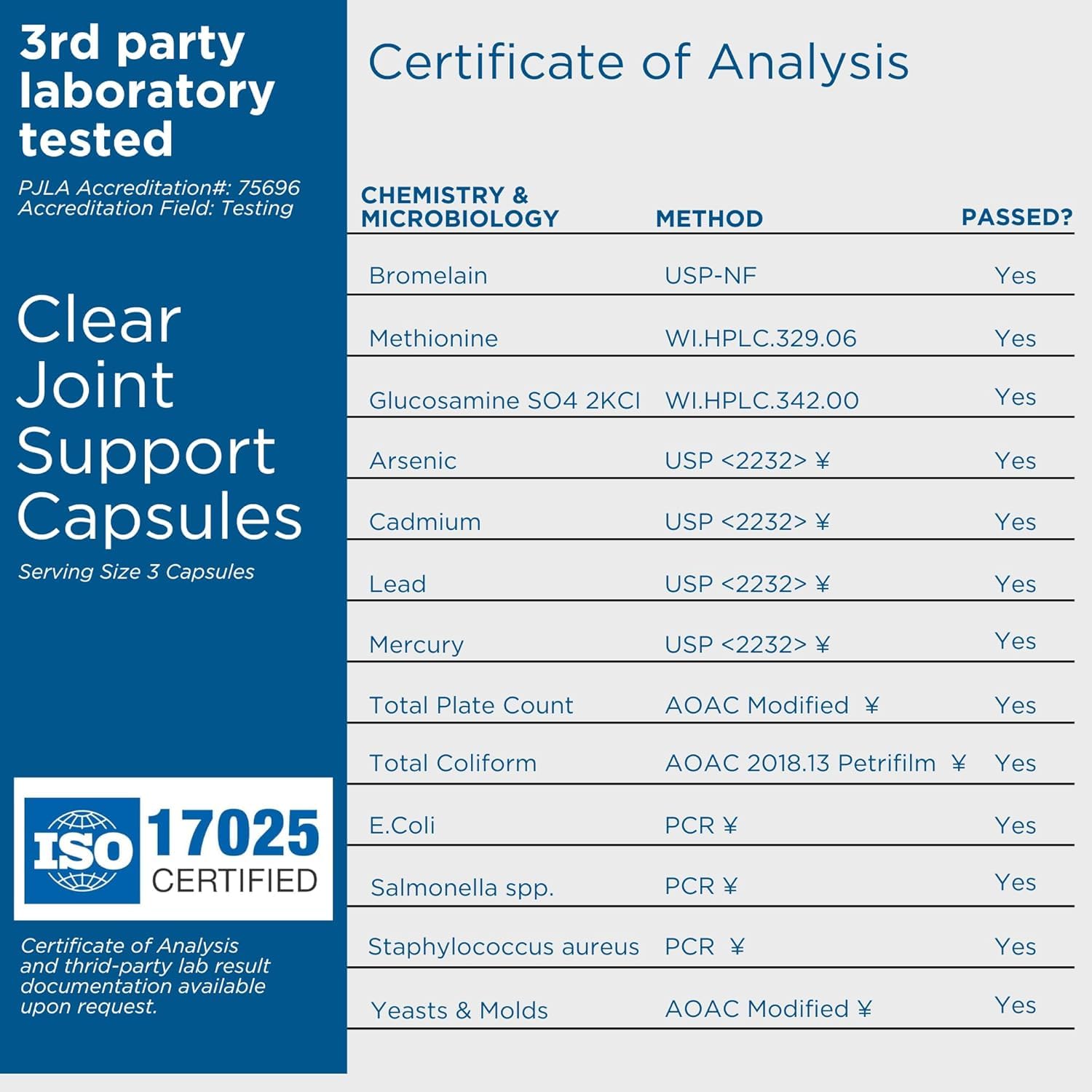 Clear Probiotics USA-made facility symbol emphasizes high manufacturing standards.