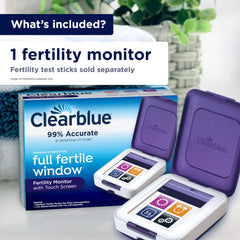 Clearblue OB-GYN recommended brand badge featured.