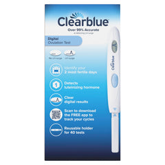 Clearblue ovulation test sticks set of 40, convenient for two fertile days