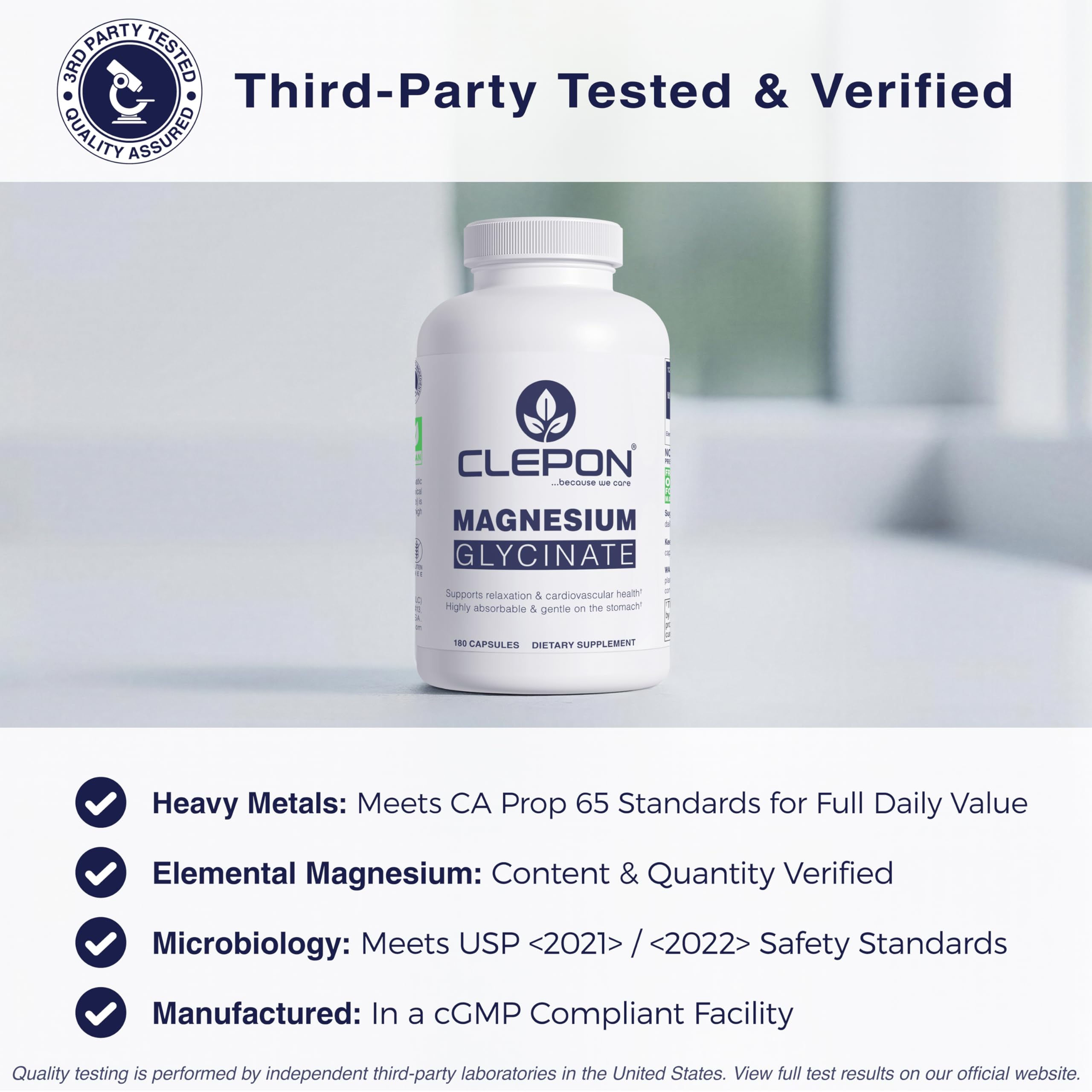 Vegan-non-gmo icon signals plant-based, dairy-free capsules from CLEPON.