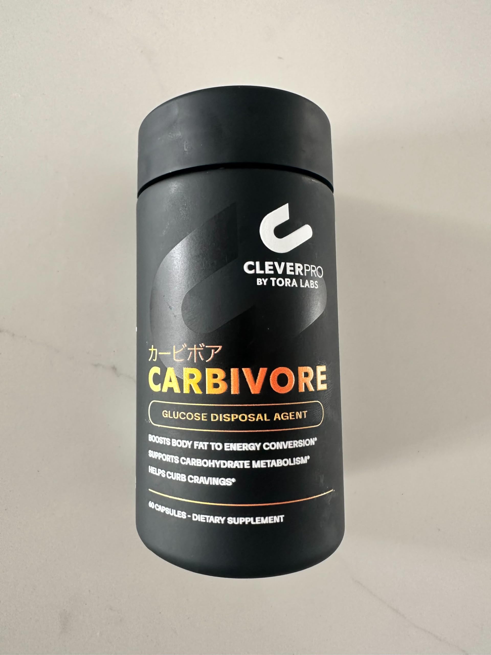 CleverPro Carbivore Chromax ingredient label hints at improved absorption.