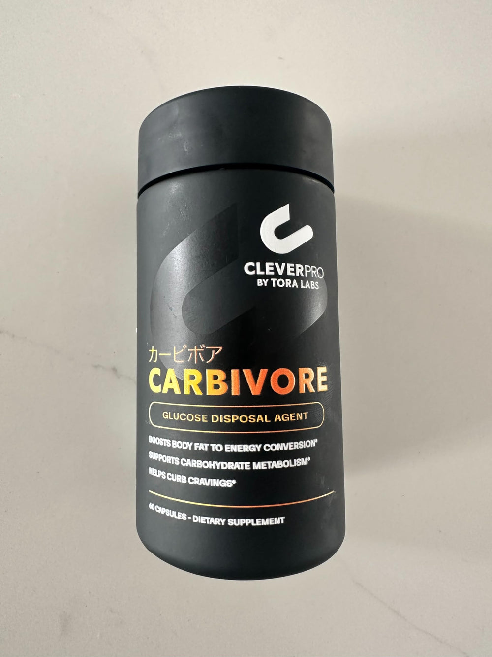 CleverPro Carbivore Chromax ingredient label hints at improved absorption.