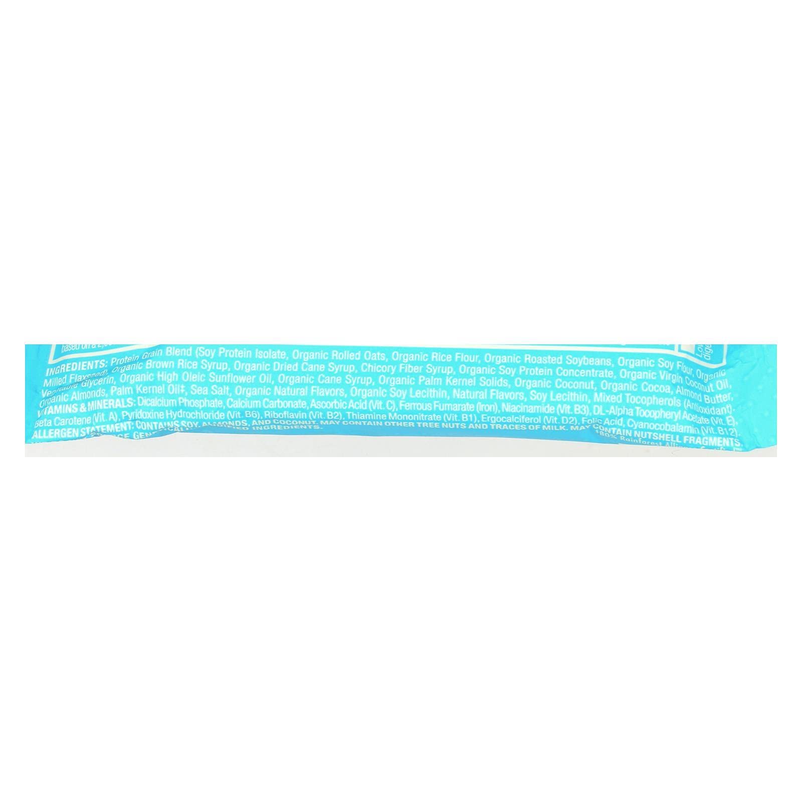 Clif Luna Bar chocolate coating detail, tropical flavor for snack lovers.