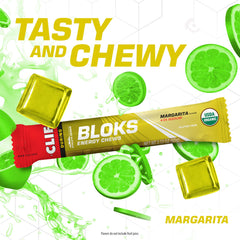 CLIF BLOKS Margarita 3X Sodium serving ready-to-eat fueling during runs