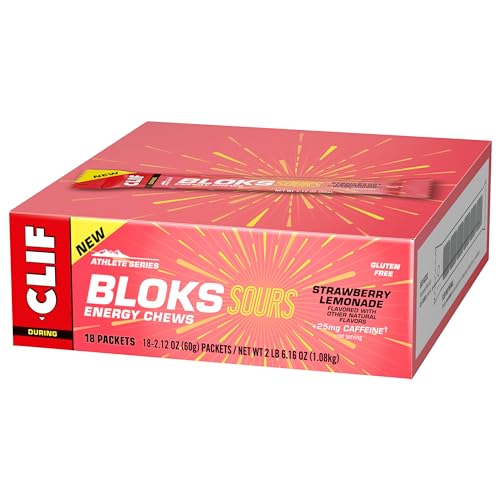 Backpack‑ready Clif Bloks Sours packed for long trips