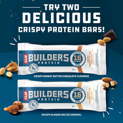 CLIF BUILDERS bars ready for on-the-go snacking