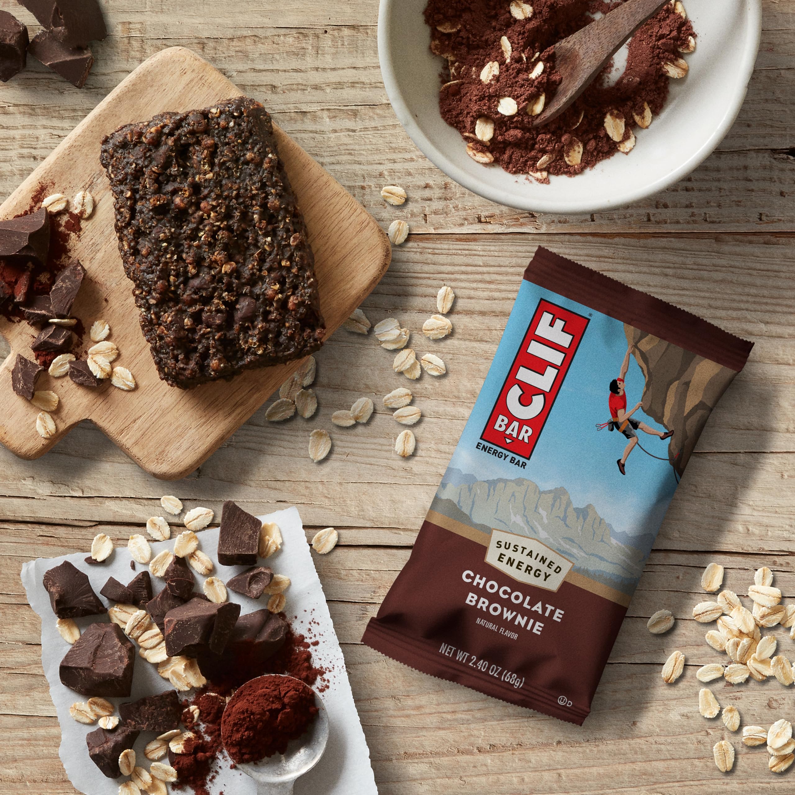 CLIF Bar on-the-go energy snack for hiking or biking