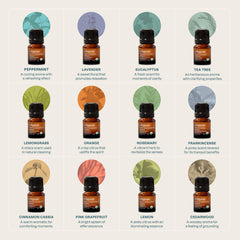 Cliganic Peppermint essential oil bottle close-up showcasing refreshing aroma and cooling use