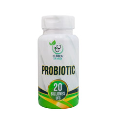 Clinica Dr Vega Probiotic 20Billion CFU bottle supports daily gut balance.