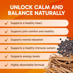 Clinical Effects Ashwagandha label close-up with emphasis on quality and ingredients