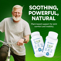 Clinical Effects TC Relief packaging box communicates premium USA-made quality.