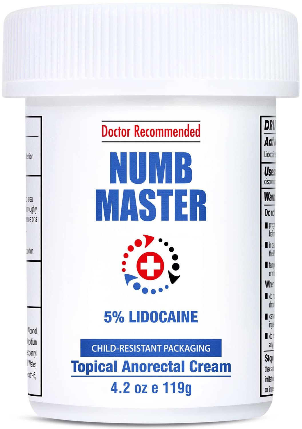 Clinical Resolution Numb Master bottle front view shows fast, temporary numbness relief
