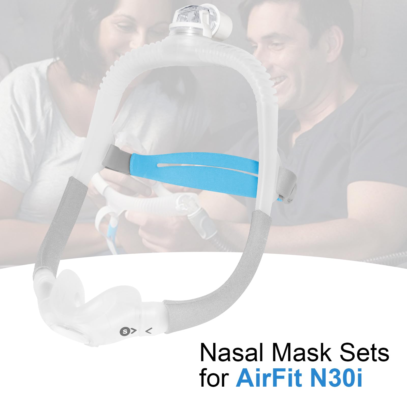 CLNRMA nasal cradle cushion for a gentle, comfortable seal