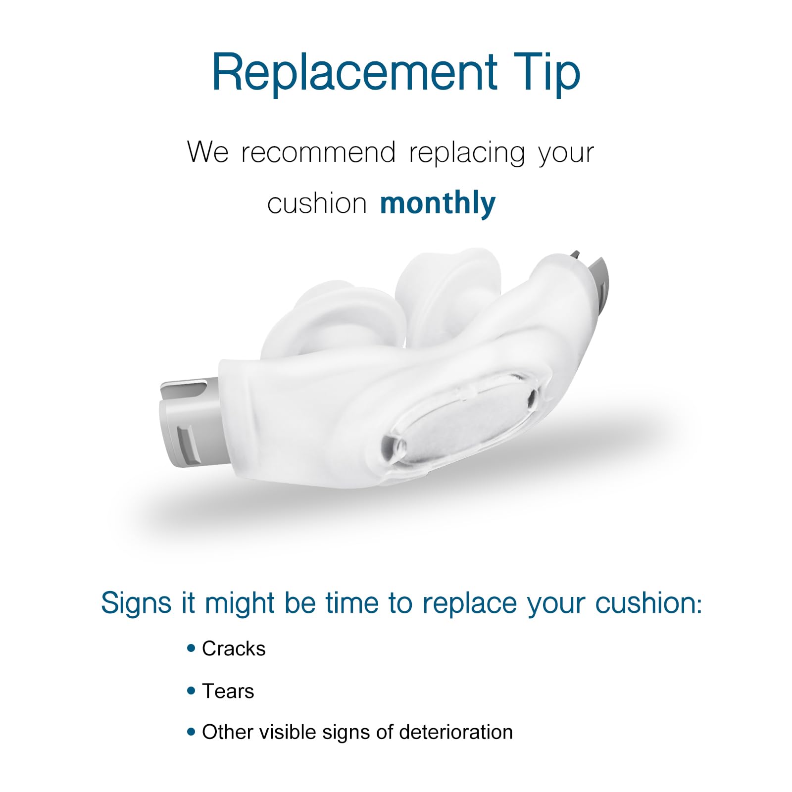 Packaging and replacement set shown for simple setup and travel readiness.