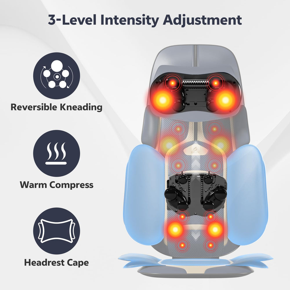 CLORIS massager with full wrap provides cocoon-like full-body comfort