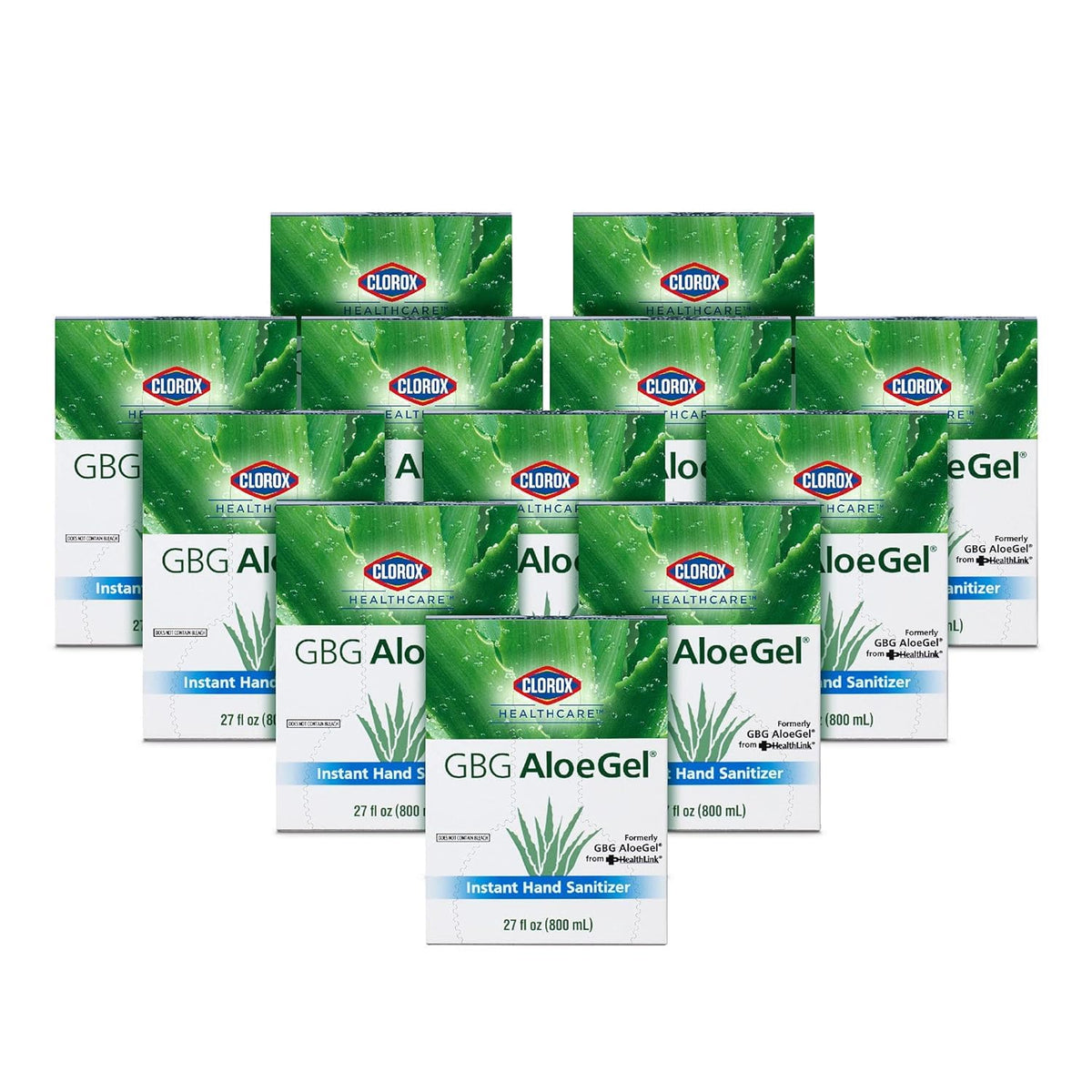 Clorox AloeGel hand sanitizer refill in box for easy dispenser use.