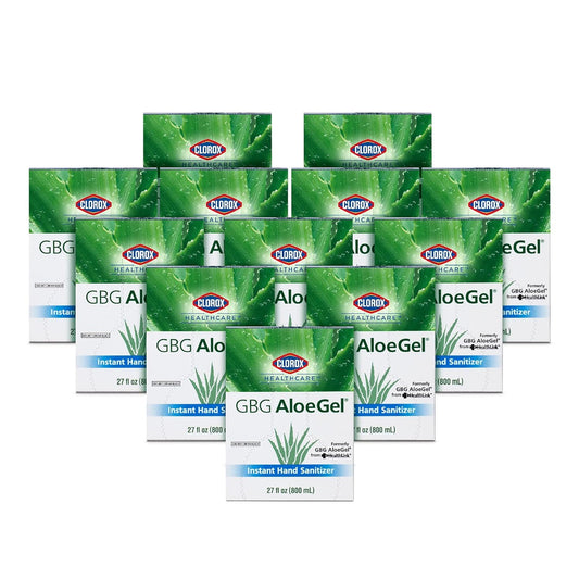 Clorox AloeGel hand sanitizer refill in box for easy dispenser use.
