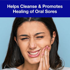 CloSYS Mouth Sores Mouthwash features an alcohol-free, non-burning formula.