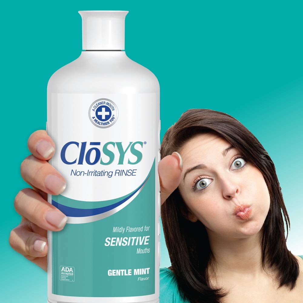 pH-balanced CloSYS packaging designed for comfortable mouth care.