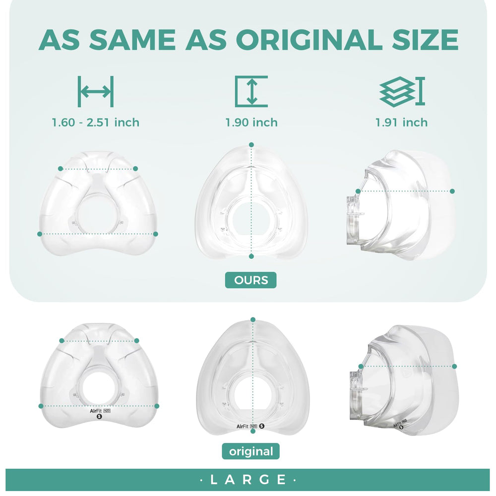 Ergonomic design reduces pressure points for all night wear.