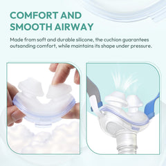 Cloudcruze easy-install nasal pillow makes swapping quick and clean