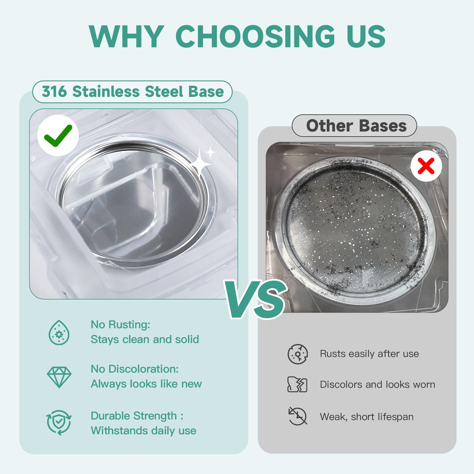Cloudcruze flip-open lid for quick, spill-free refills and easy cleaning.