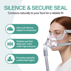 CloudCruze medical-grade silicone cushion provides skin-friendly comfort and odor-free wear.