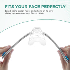CloudCruze N20 frame ensures a seamless seal with the cushion for fewer leaks.