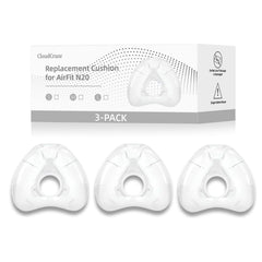 Cloudcruze nasal cushion secure-fit ensures snug connection for uninterrupted sleep.