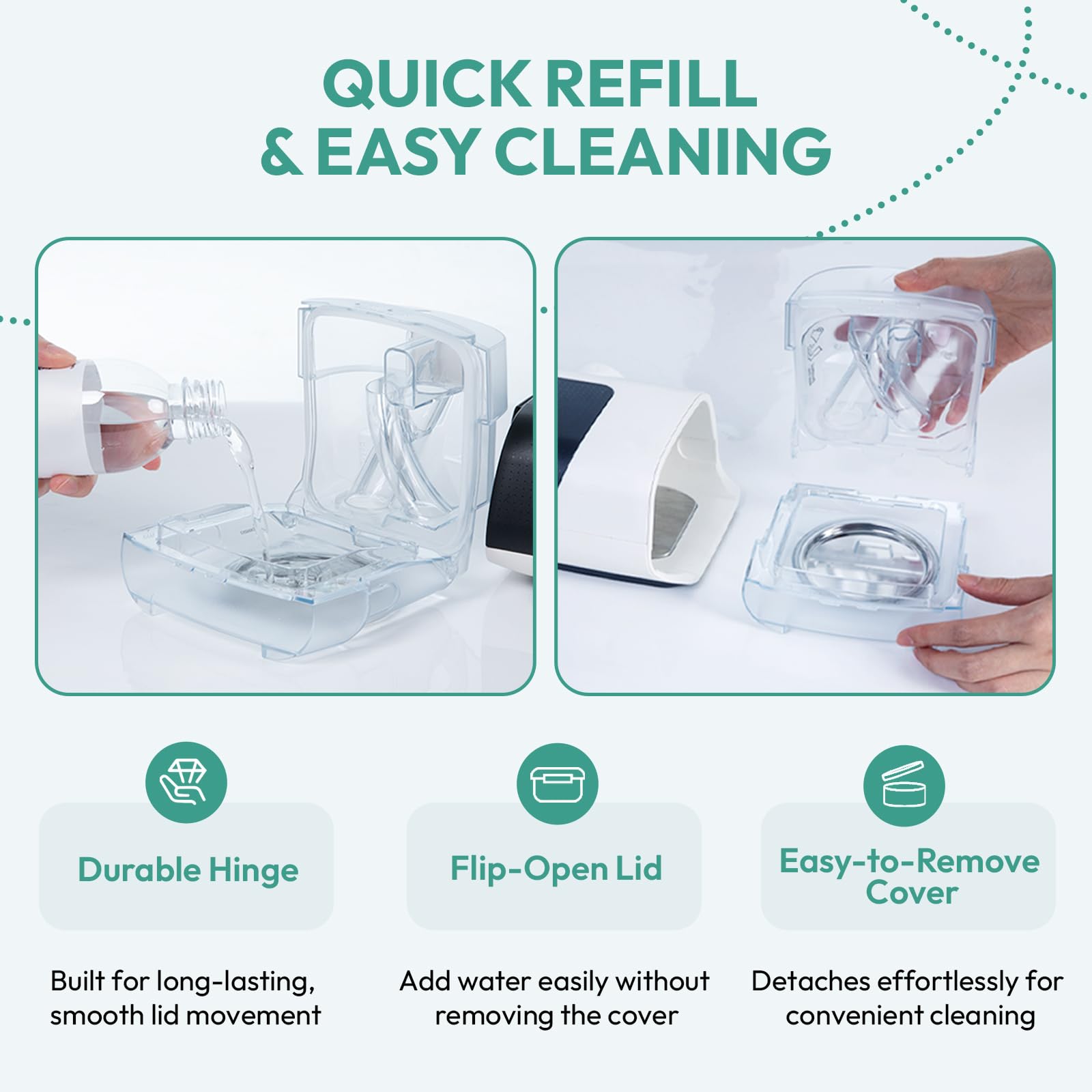 Cloudcruze quiet humidification during nighttime use with stable moisture.