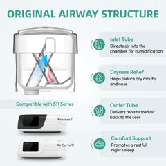 Cloudcruze replacement humidifier tank compatible with HumidAir standard tub supports consistent humidification.
