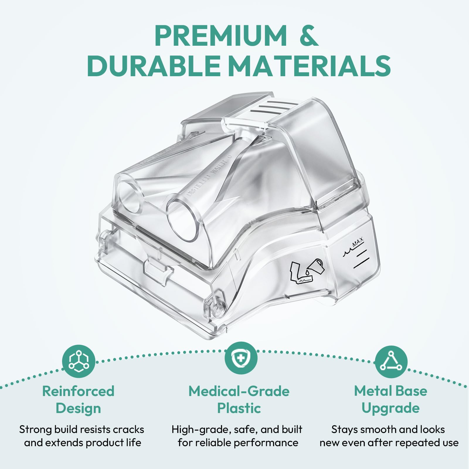 Cloudcruze hinge design aids easy attachment and removal without compromising seal.