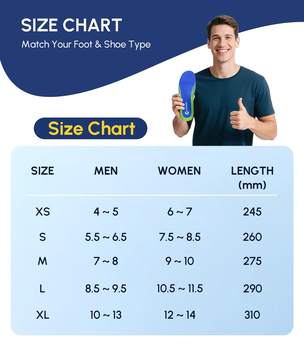 Cloudflo shock-absorbing insole cushions impact during runs and workouts.
