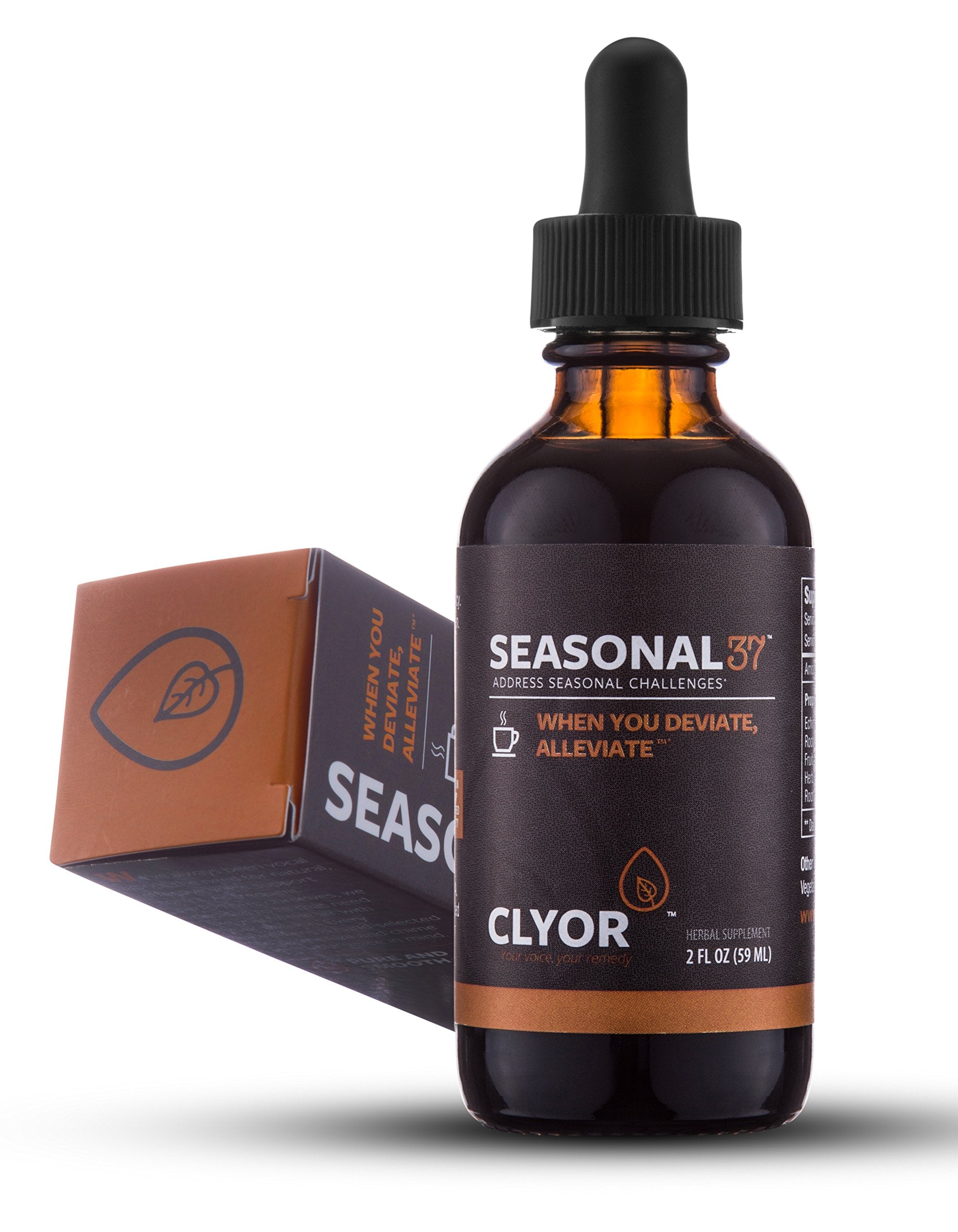 CLYOR natural ingredients label highlights herbal blend for singing support